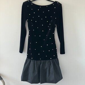 Eliza J embellished ruffle hem dress size 4
